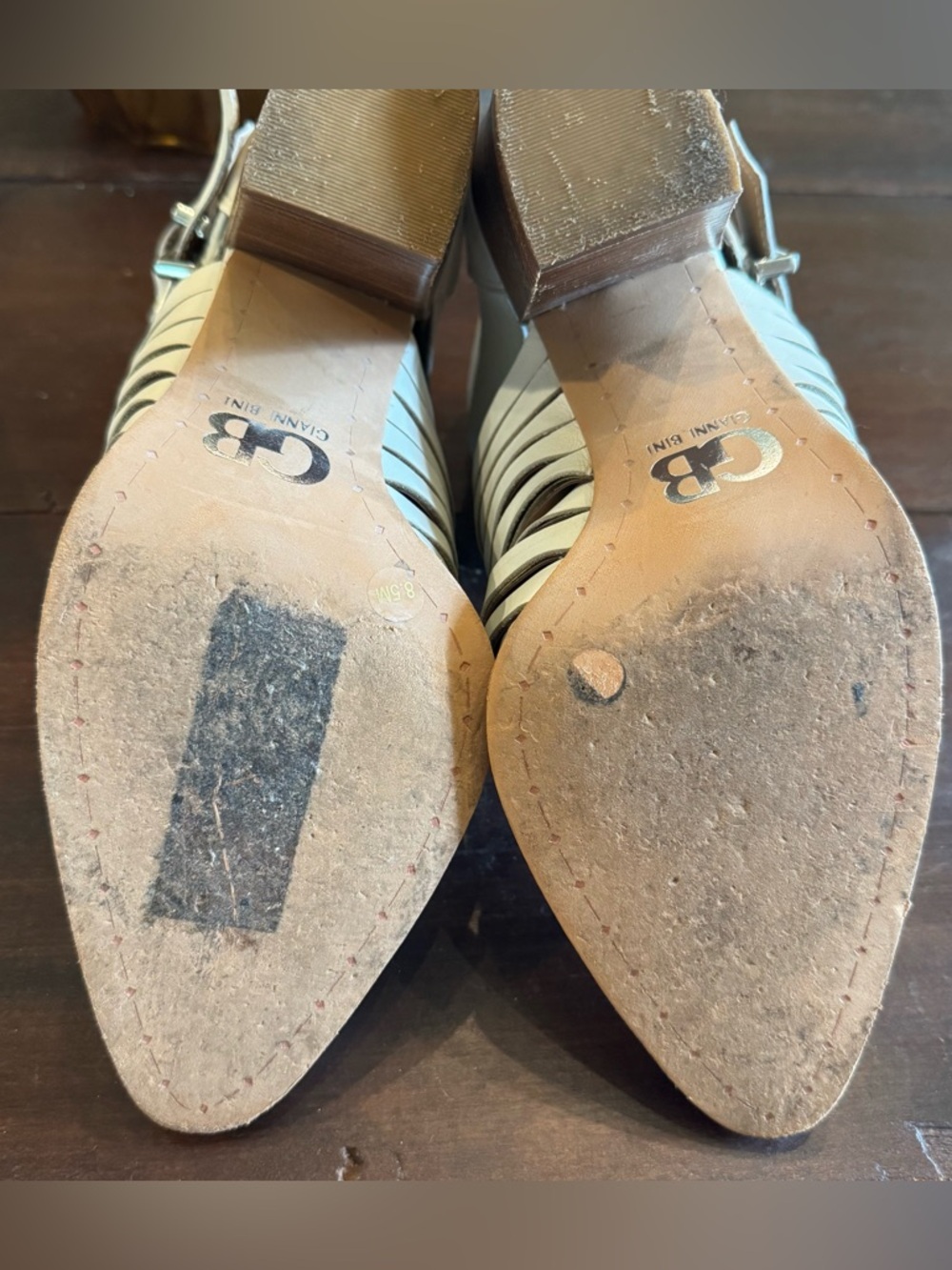 Gianni Bini Woven Pointed Moccasin Style Boots - White - Picture 7 of 9